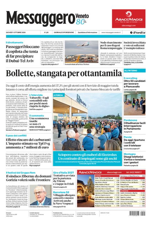 1 ottobre 2026