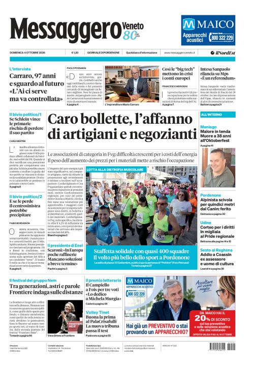 4 ottobre 2026