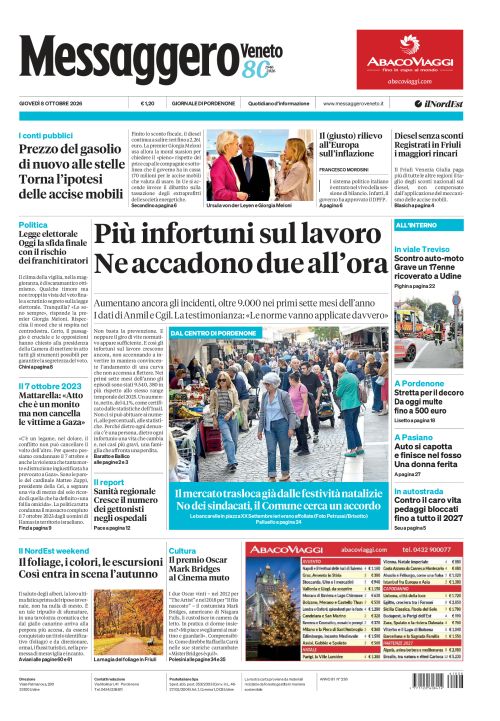 8 ottobre 2026