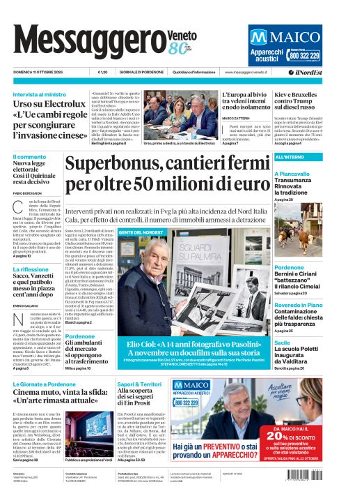 11 ottobre 2026