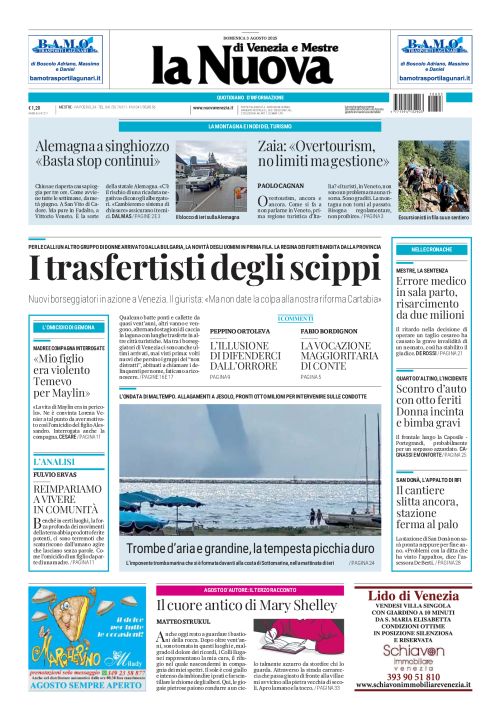 3 agosto 2025