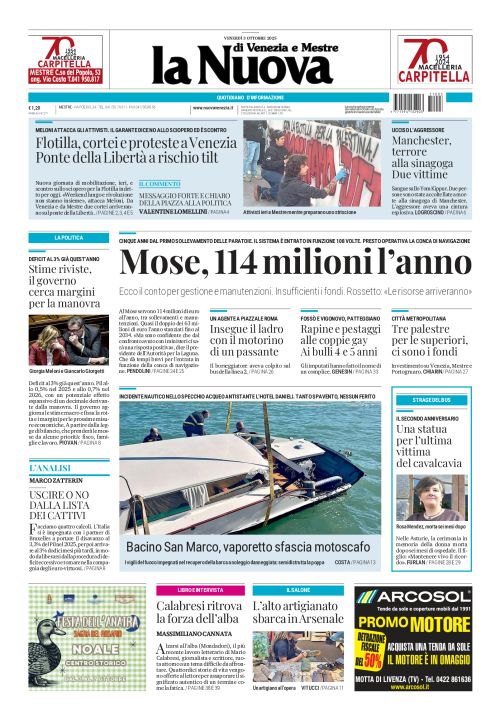 3 ottobre 2025