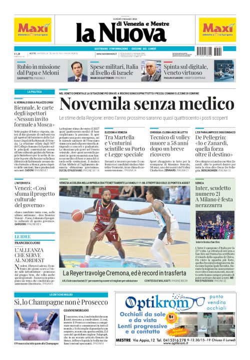 4 maggio 2026