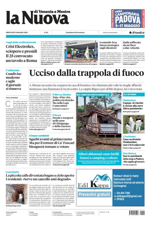 13 maggio 2026
