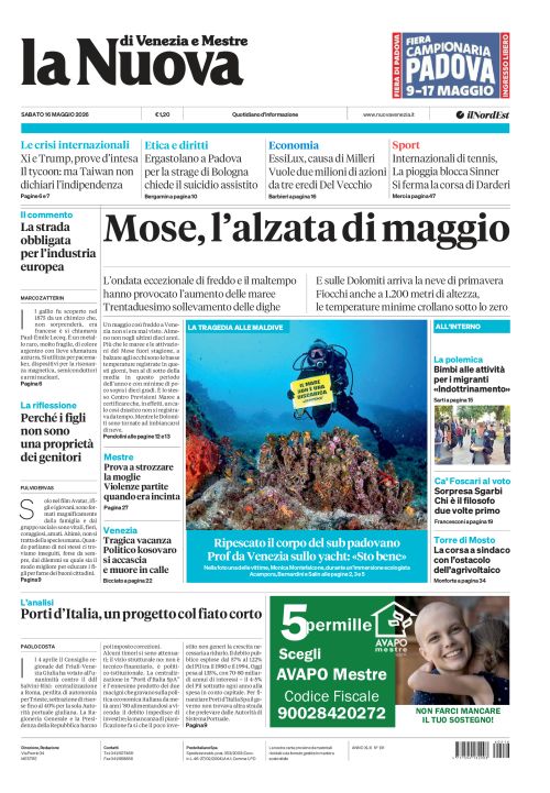 16 maggio 2026