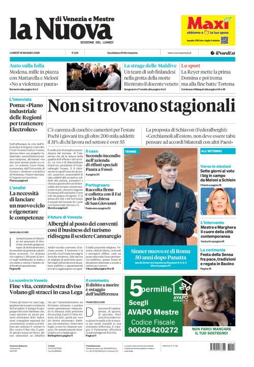 18 maggio 2026