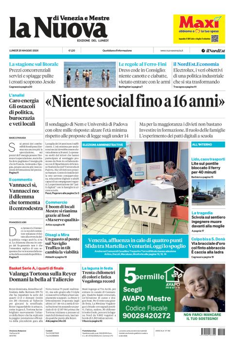25 maggio 2026