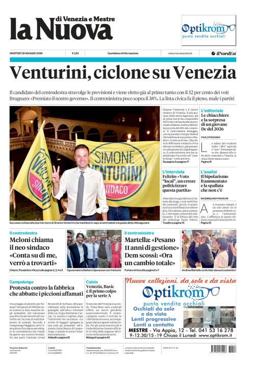 26 maggio 2026