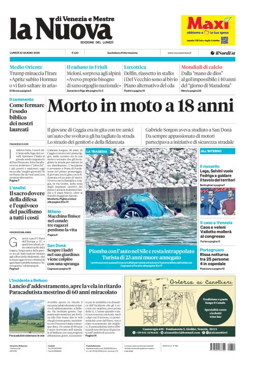 22 giugno 2026