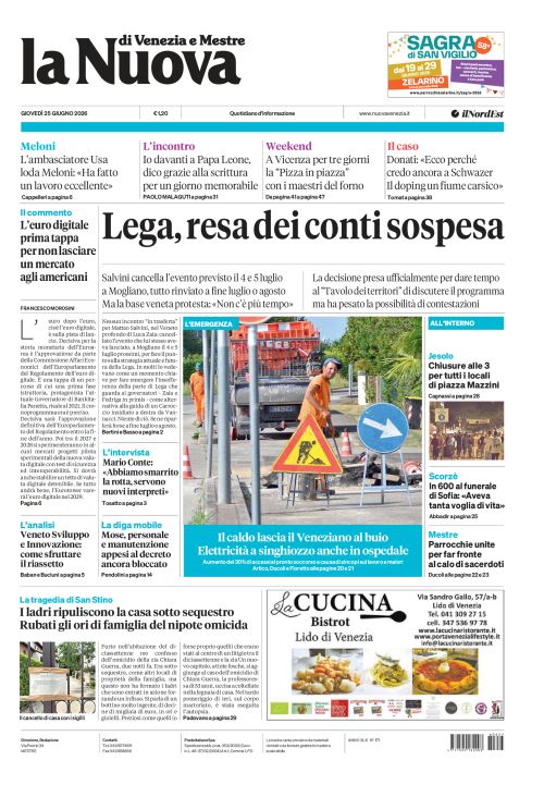 25 giugno 2026
