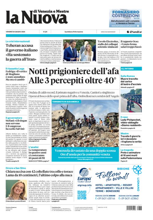 26 giugno 2026
