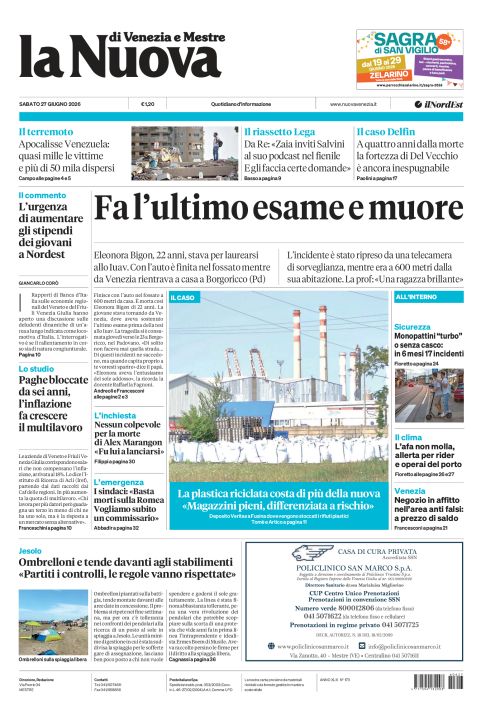 27 giugno 2026