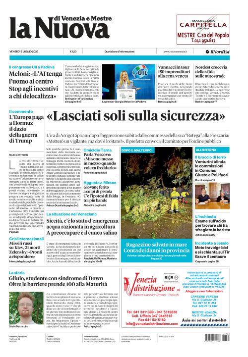 3 luglio 2026