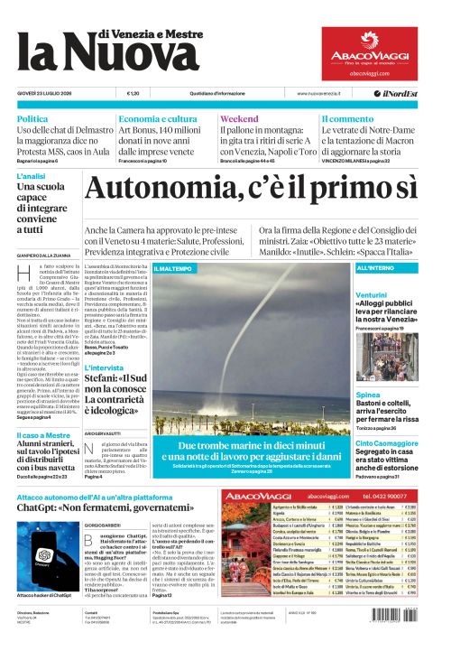 23 luglio 2026