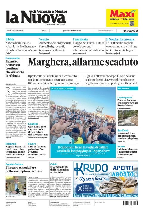 3 agosto 2026