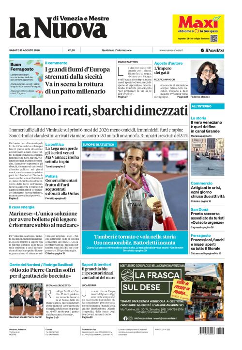 15 agosto 2026