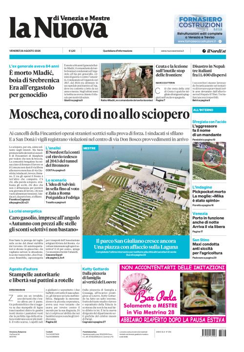28 agosto 2026