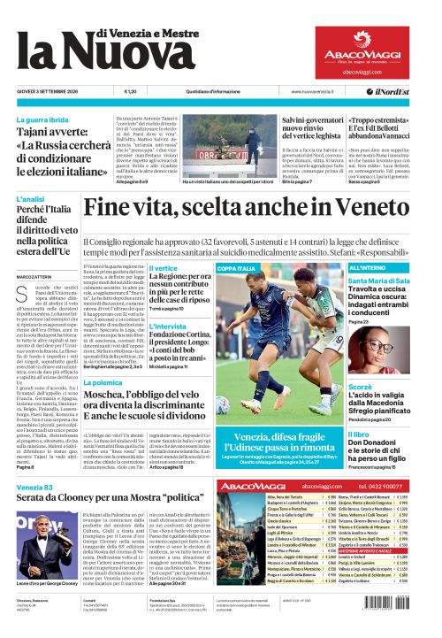 3 settembre 2026