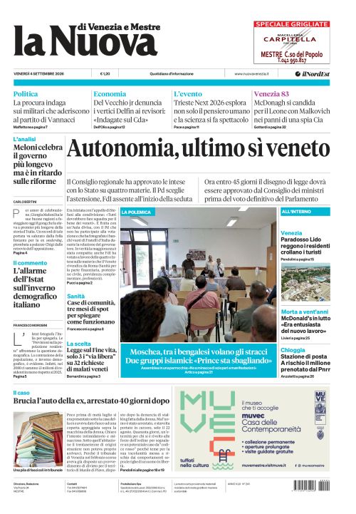 4 settembre 2026