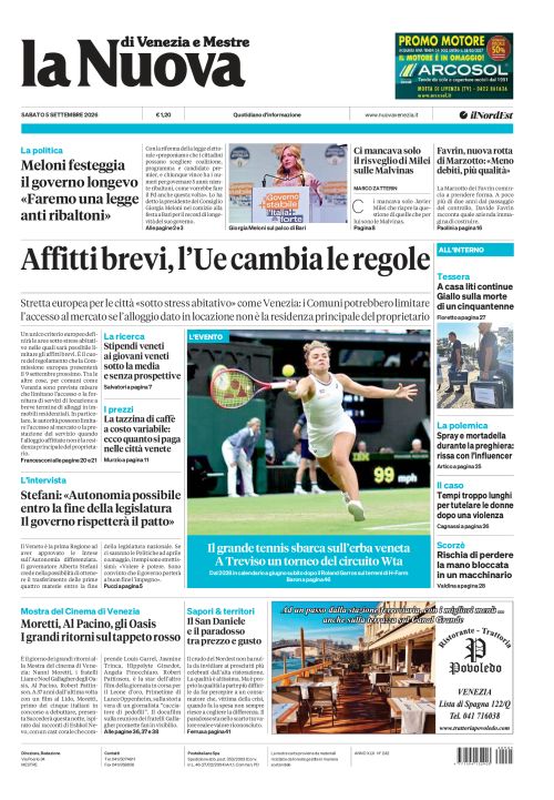 5 settembre 2026
