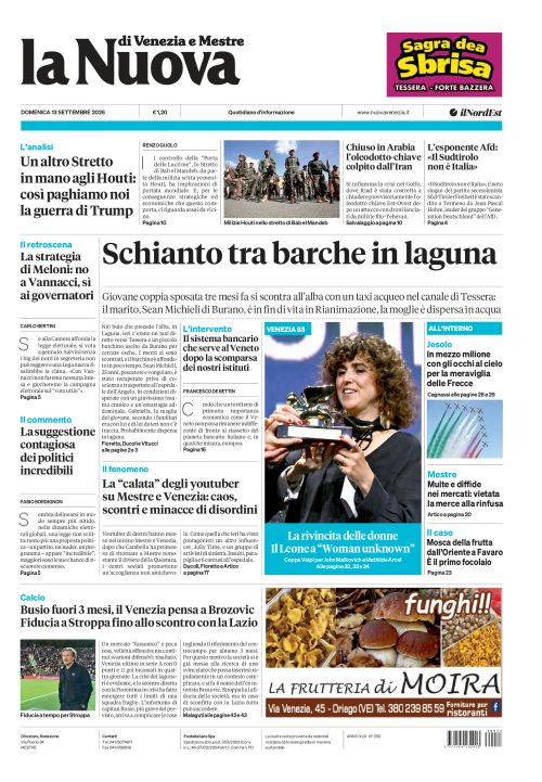 13 settembre 2026
