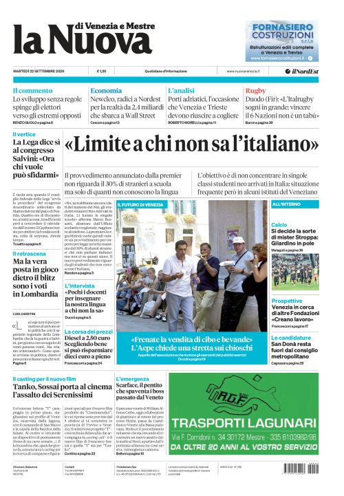 22 settembre 2026