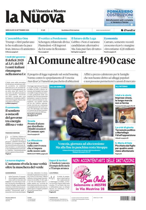 23 settembre 2026