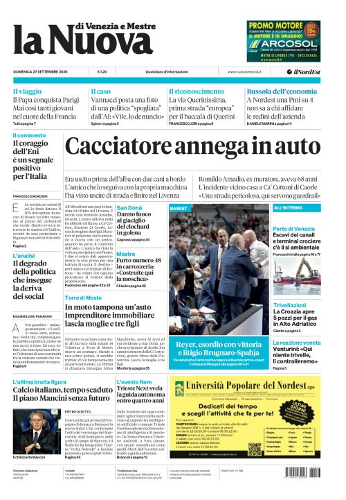 27 settembre 2026