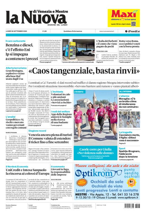 28 settembre 2026