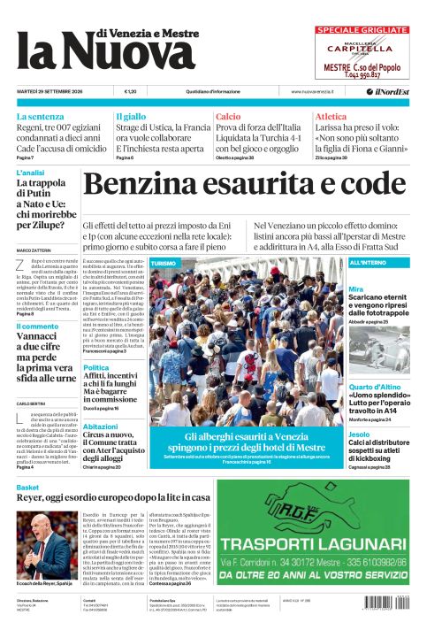 29 settembre 2026