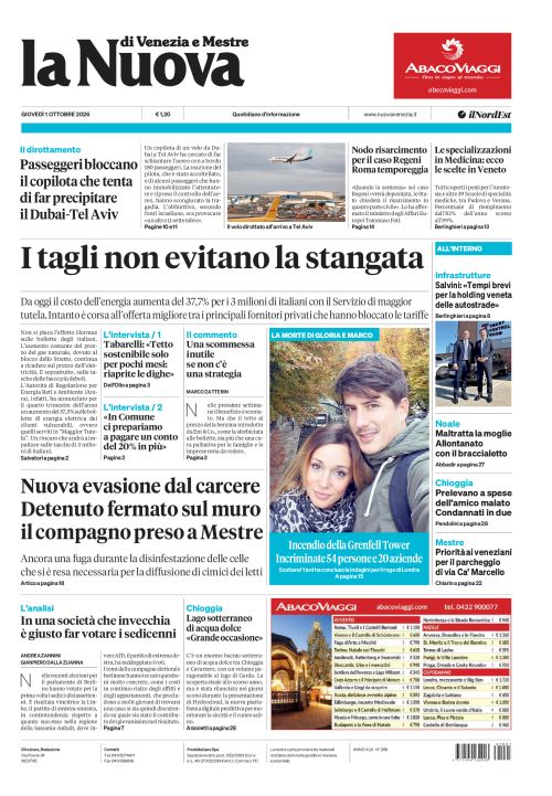 1 ottobre 2026