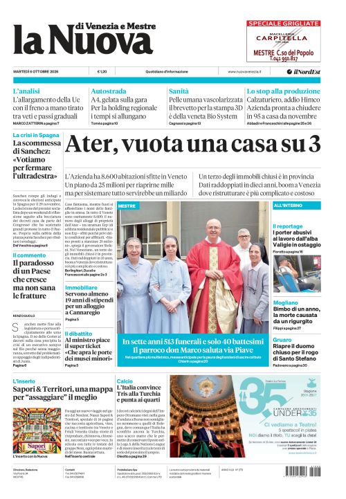 6 ottobre 2026
