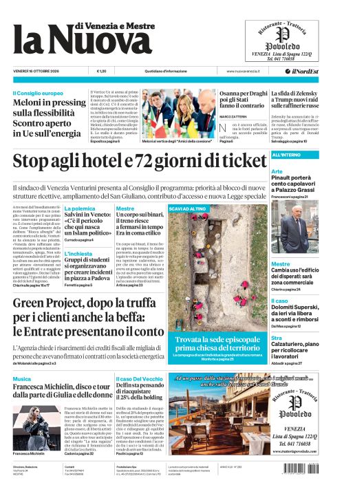 16 ottobre 2026