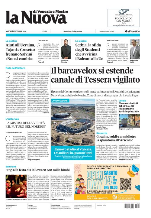 27 ottobre 2026