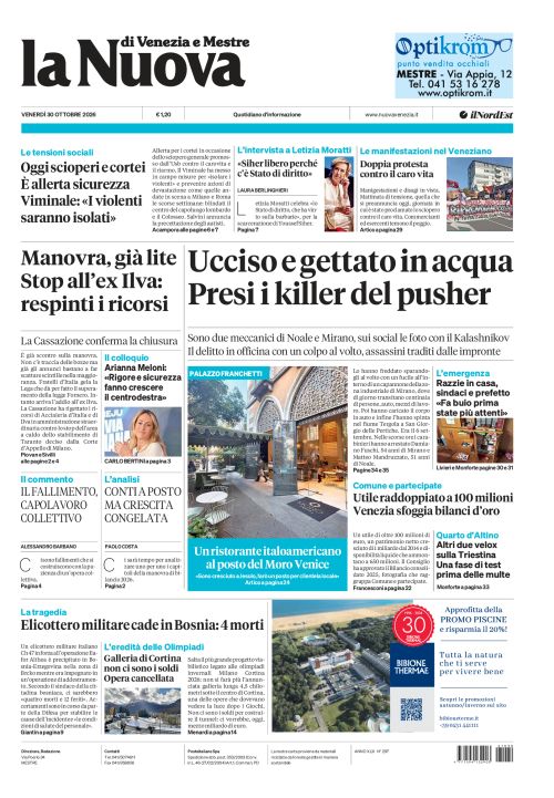 30 ottobre 2026