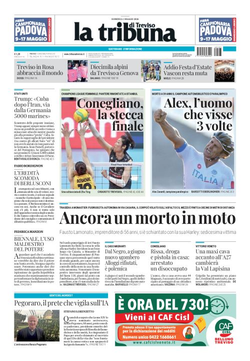 3 maggio 2026
