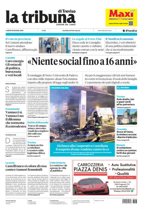25 maggio 2026