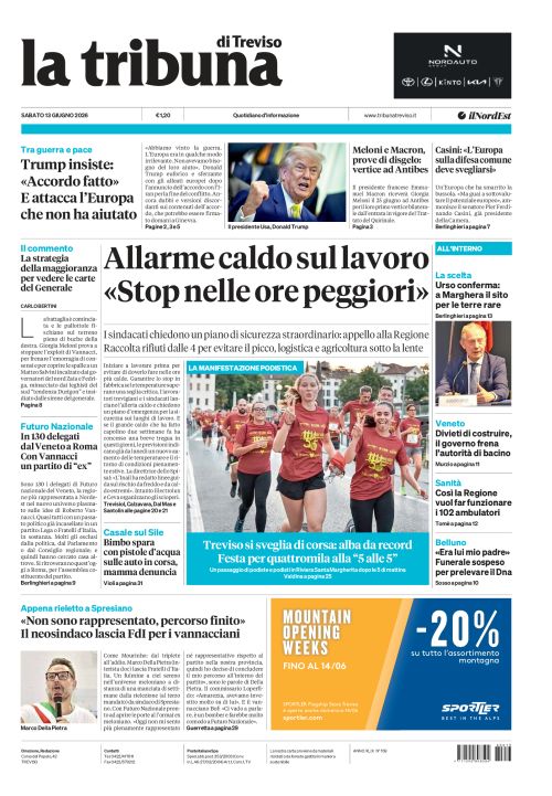 13 giugno 2026