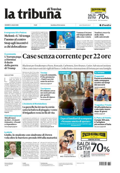 3 luglio 2026
