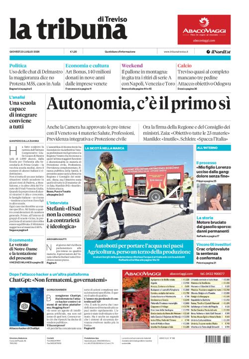 23 luglio 2026