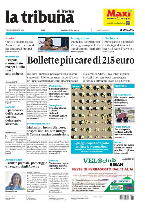 14 agosto 2026