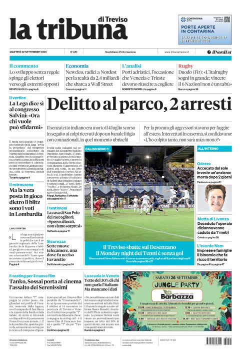 22 settembre 2026