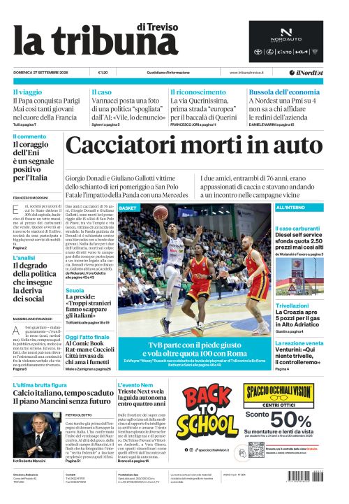 27 settembre 2026