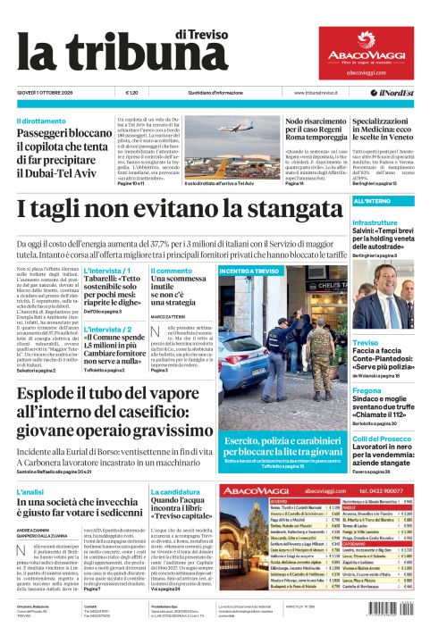 1 ottobre 2026